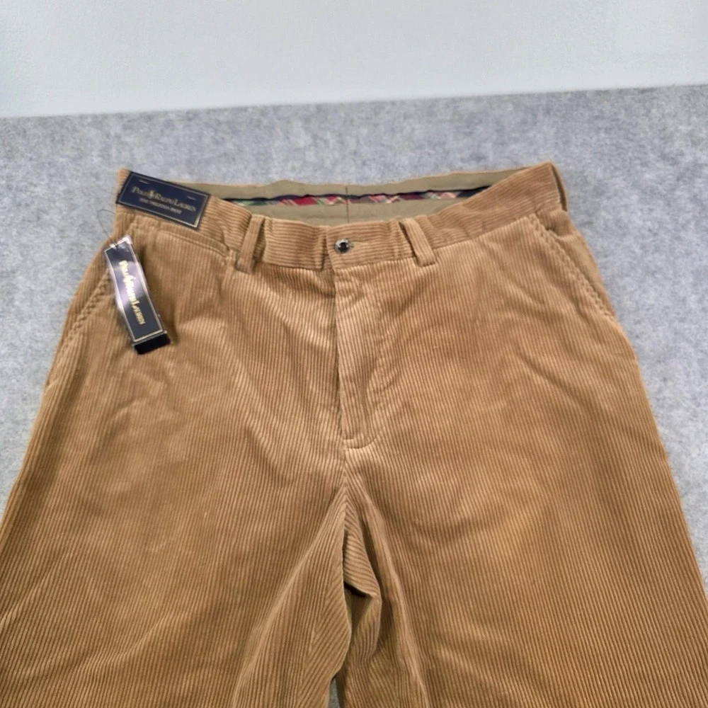 Polo‎ Ralph Lauren Pants Mens 35x32 Brown Corduroy Preston Prospect Chino NWT